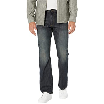 Wrangler Authentics Men's Boot Cut Jeans - Relaxed Fit & Stretch, 29W x 30L