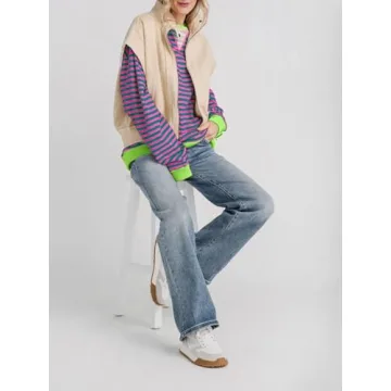 Fisoew Stylish Oversized Sweatshirt for Women