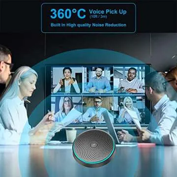 Compact ANSTEN USB Microphone for Online Meetings