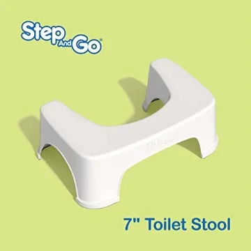 Step and Go Toilet Stool 7" - Comfort and Convenience