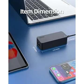 Superer USB Type C PD Fast Charger for Lenovo Laptop, Thinkpad, Yoga, Chromebook, Universal AC Adapter, 65W 45W (UL Safety Certified)