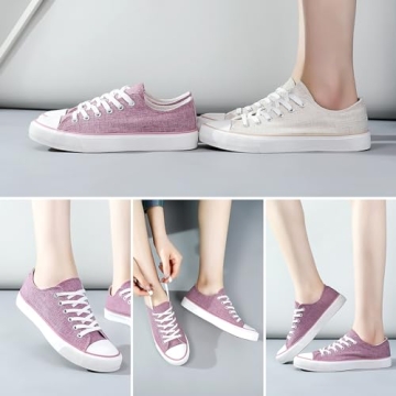 ZGR Women’s Canvas Sneakers Stylish and Comfy Shoes
