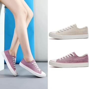 ZGR Women’s Canvas Sneakers Stylish and Comfy Shoes