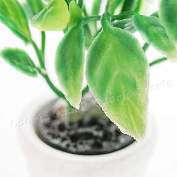 Odoria 1/12 Miniature Green Plants Dollhouse Decoration Accessories