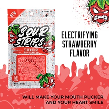 Sour Watermelon Strips | Super Sour Vegan Candy Delight