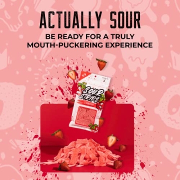 Sour Watermelon Strips | Super Sour Vegan Candy Delight