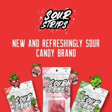 Sour Watermelon Strips | Super Sour Vegan Candy Delight