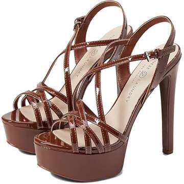 Chinese Laundry Teaser Mocha Patent 8.5 M