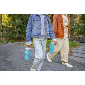 Stanley IceFlow Stainless Steel Tumbler with Straw - Vacuum Insulated Water Bottle for Home, Office or Car Reusable Cup Leak Resistant Flip Cold 12 Hours Iced 2 Days (Pool)