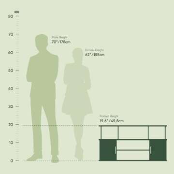 Furinno Jaya Entertainment Center Stand Unit for up to 55 inch TV in White/Black