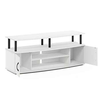 Furinno Jaya TV Stand for 55 Inch TV - Stylish Design