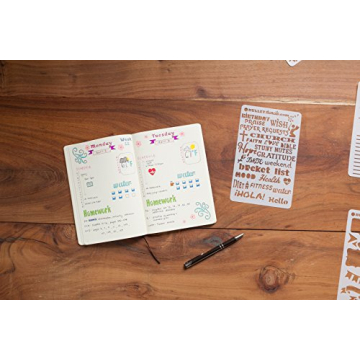 BULLETstencils Starter Set with 12 Unique Designs