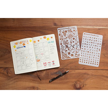 BULLETstencils Starter Set with 12 Unique Designs