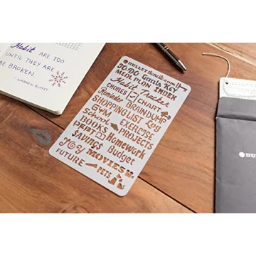 BULLETstencils Starter Set with 12 Unique Designs