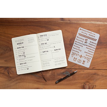 BULLETstencils Starter Set with 12 Unique Designs