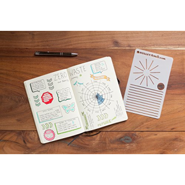 BULLETstencils Starter Set with 12 Unique Designs