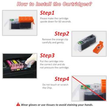 Sotek 280XL 281XL Ink Cartridges for PIXMA Printers