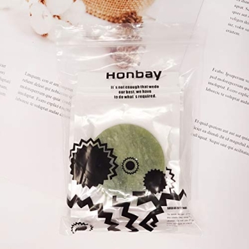 Honbay 6PCS Round Jade Stone Holders for Eyelash Extensions