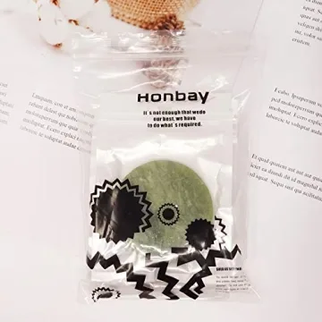 Honbay 6PCS Round Jade Stone Holders for Eyelash Extensions