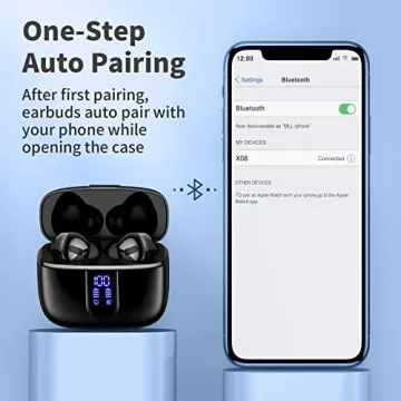 TAGRY True Wireless Earbuds - 60H Playtime & Waterproof