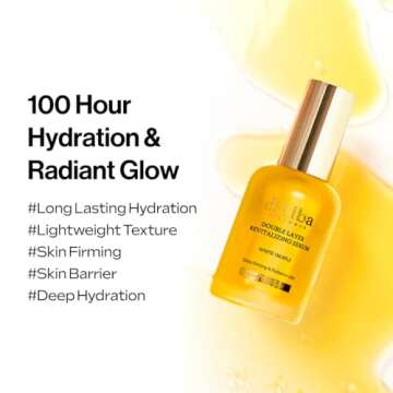 d'alba Piedmont Italian White Truffle Double Layer Revitalizing Serum, 100hr Hydration, Hyaluronic A...