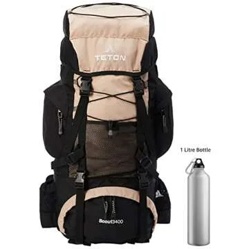 TETON Sports 55L Internal Frame Backpack - Adventure Ready