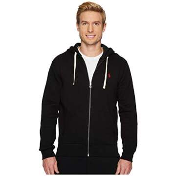 Polo Ralph Lauren Men's Classic Fleece Full Zip Hoodie - Soft, Warm & Stylish
