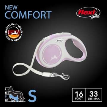 FLEXI New Comfort Retractable Dog Leash for Small Dogs