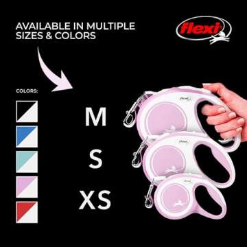 FLEXI New Comfort Retractable Dog Leash for Small Dogs