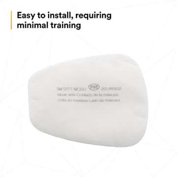 3M Respirator Filter Replacement 5P71-6, 6/Pack, P95, Must Be Used with 3M 5000 Respirators or 3M Ca...