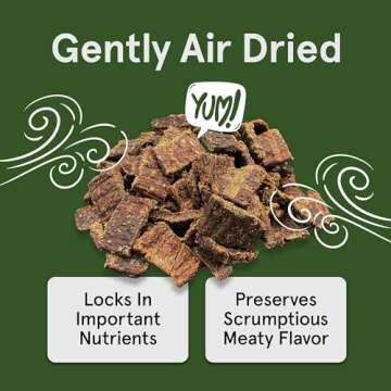 Real Meat Dog Treats - 95% Beef Jerky for Dogs