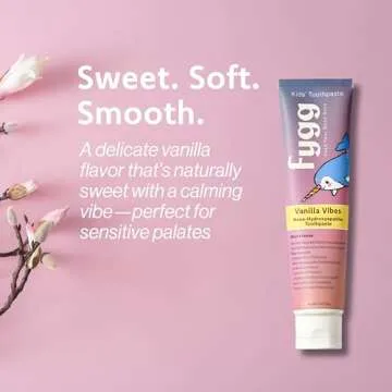 Fygg Nano Hydroxyapatite Mini Travel Toothpaste for Kids - Vanilla Vibes Flavor (.7 Oz) | Fluoride-Free Enamel Repair & Remineralizing Tooth Paste | Optimal Oral Care for Children & Adults