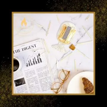 Helix Shaped Glass Matches Cloche – Stylish Match Holder