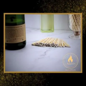 Helix Shaped Glass Matches Cloche – Stylish Match Holder