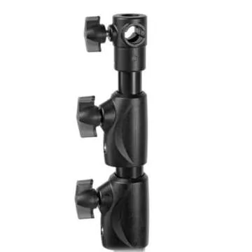 Manfrotto 1005BAC 107" Air Cushioned Aluminum Ranker Light Stand with 3-Sections & 2 Risers, Black - Pack of 3 Stands