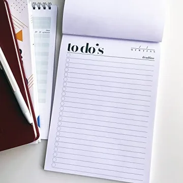 Premium A5 To Do List Notepad for Daily Productivity