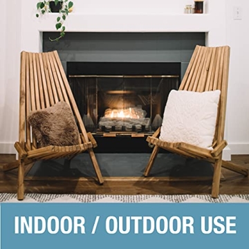 Folding Acacia Wood Lounge Chair - CleverMade Tamarack