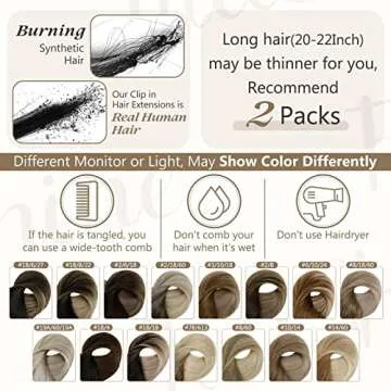 Full Shine Real Human Hair Extensions Clip in Darkest Brown Fading to Ash Brown Hair Extensions Clip in Straight Thin Hair Extensions Clip On Hair Extensions Silky Straight,7pcs 120g 18 Inch