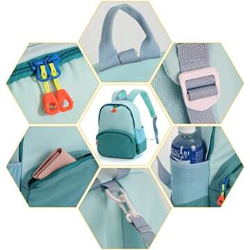 Buy Zicac Cute Canvas Toddler Backpack for Kids