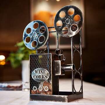 Aayla Tabletop Wine Rack Projector for Entertaining