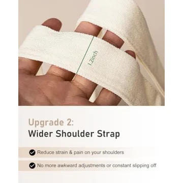 EFFUSON Canvas Tote Bag - Eco-Friendly Women's Carryall