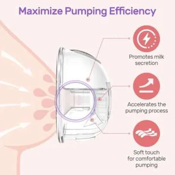 Nuliie 10PCS Flange Sizing Kit 13/15/17/19/21mm for 24mm Flange/Shield of Most Pumps, Silicone Flange Insert for Momcozy/Spectra/Bellababy Breast Pump, Breastfeeding Essential Pumping Kit for Moms