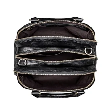 Maxwell Scott Womens Luxury Leather Handbag with Strap