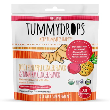 Organic Ginger Lozenges for Nausea Relief - TummyDrops