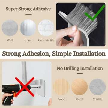 4Pack Acrylic Hat Hooks for Wall, Multi-Purpose Acrylic Hat Organizer, Wall Mounted Hat Hooks, Strong Adhesive Hat Rack for Baseball Caps, Baseball Hat Organizer for Bedrooms Door Closet Display