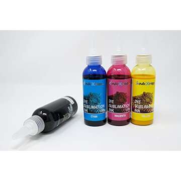 INKXPRO 4X100ML Sublimation Ink Refill for Epson Printers - Vibrant & Reliable