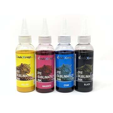 INKXPRO Sublimation Ink Refill for Epson Printers 4x100ml