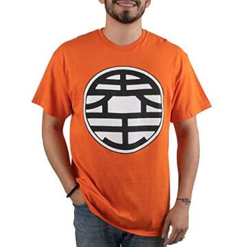 Dragon Ball Z King Kai's Kanji Short-Sleeve T-Shirt-XX-Large