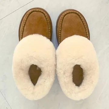 PAMIR Suede Sheepskin Slippers | Ultimate Comfort Booties