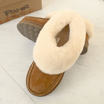 PAMIR Suede Sheepskin Slippers | Ultimate Comfort Booties